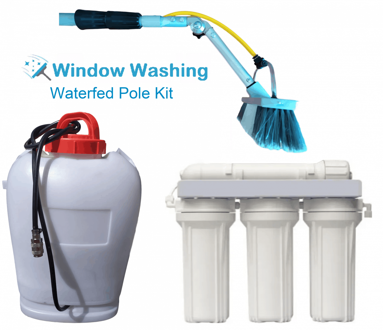 6 Metre Waterfed Pole Kit Window Washing