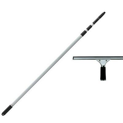 4 m Telescopic Window Cleaning Pole & Squeegee