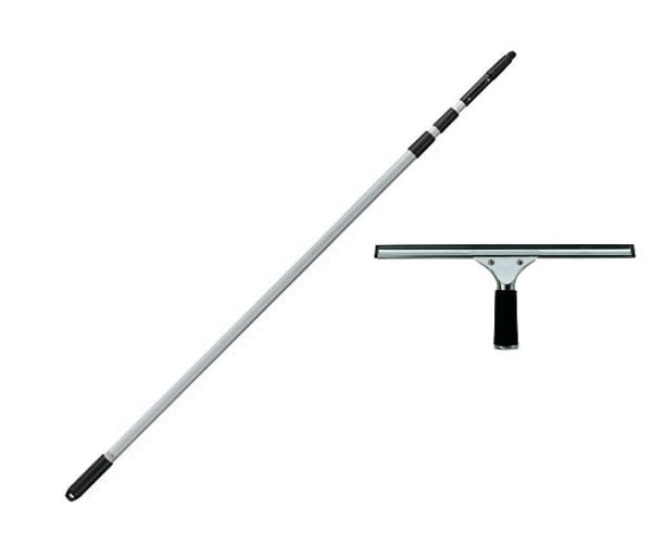 Window Squeegee with 2 m Telescopic Extension Pole