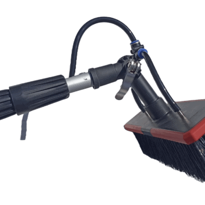 6m aluminium water-fed pole with brush head for window and solar cleaning